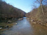 River that leads into the swimming hole
